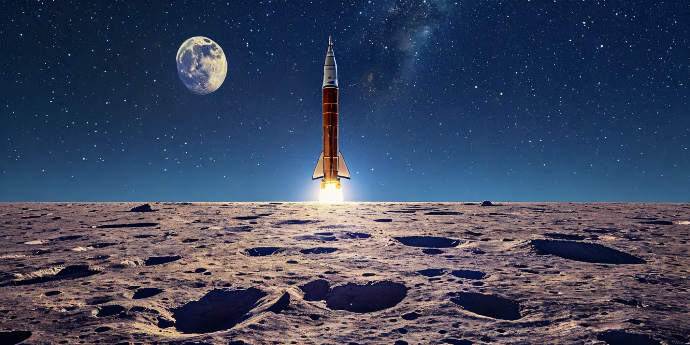 Спутник снял падение ступени Falcon 9 на Луну